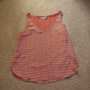 Ann Taylor LOFT peachy colored dressy tank